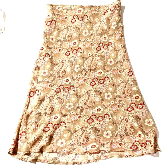 New Port News Paisley-like Long Skirt Sz M - Picture 1 of 5